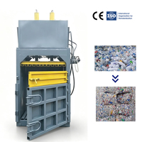 Presse à balles verticale hydraulique pour bouteilles PET, pour la compression des déchets de bouteilles en plastique et la production de balles pour centre de recyclage