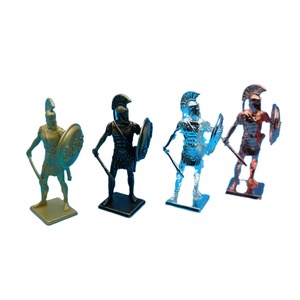 Figuras Metálicas de Escritorio, Modelo Estereoscópico 3D, Adornos de Latón Sólido, Piezas de Juego, Decoración del Hogar, Regalo Unisex - Product Image 5