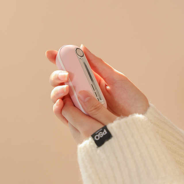 Rechargeable Hand Warmer 2000ma Electronic Portable 2 Heating Modes Cute Hand Warmer Power Bank Reusable Pocket Hand Warmer