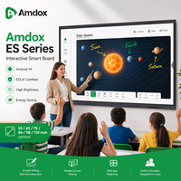 Pizarra Digital Inteligente Amdox Serie ES 4K IFPD para Distribuidores, Integradores de Sistemas, Educación y Proyectos Escolares