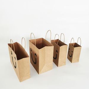 Sac en papier kraft écologique avec impression de logo personnalisé, impression offset 4 couleurs CMYK, emballage alimentaire recyclable à emporter, longueur maniable - Product Image 3