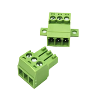 Bloque de terminales enchufable de paso de 3,5mm, 2-24 pines macho hembra 15EDG 15EDGRKC 3,5, conectores de bloque de terminales PCB de receptáculo enchufable