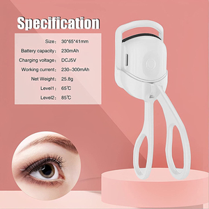 Recourbe-cils chauffant rechargeable par USB, outil <span class=keywords><strong>électrique</strong></span> de rehaussement des cils, chauffe rapide, boucles longue durée, compagnon portable pour le <span class=keywords><strong>mascara</strong></span> - Product Image 5