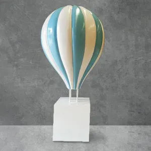 Model Terbaru 2022 Dekorasi Balon Udara Panas Ukuran Hidup/Kaca Serat Balon Udara Panas/Tampilan Balon Udara Panas Serat Kaca untuk Dijual