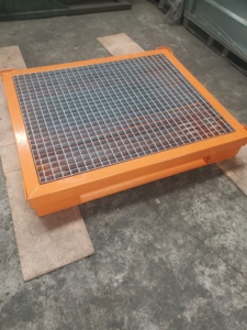 Conteneurs de stockage pliables <span class=keywords><strong>en</strong></span> acier Q235 robustes et personnalisés avec fermeture <span class=keywords><strong>à</strong></span> bouton pour la manutention de matériaux sur camion <span class=keywords><strong>à</strong></span> plateau, <span class=keywords><strong>palette</strong></span> <span class=keywords><strong>en</strong></span> acier - Product Image 2