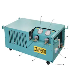 Cm5000 điều hòa không khí sau khi dịch vụ lạnh gas phục hồi Máy AC sạc máy R134a R410a phục hồi hệ thống