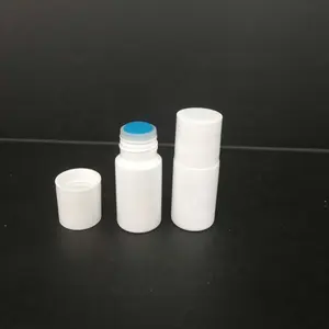 20 ml HDPE Plastic Empty White Daubing Sponge Applicator Bingo Bottle With Screw Sponge Cap