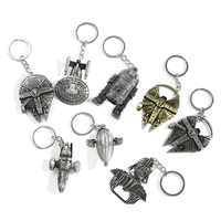 Shengye Direct Usine Logo Personnalisé Cadeaux Promotionnels Argent Noir Métal Porte-clés Porte-clés Personnalisé Affaires Métal Porte-clés
