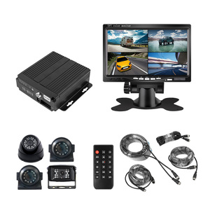 Sistema Mobile della videocamera di sicurezza del veicolo della macchina fotografica del Bus del camion dello schermo a 7 pollici del sistema di parcheggio del <span class=keywords><strong>DVR</strong></span> di <span class=keywords><strong>4</strong></span> canali del veicolo MDVR - Product Image 1