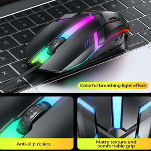 <span class=keywords><strong>Combo</strong></span> de Teclado y Ratón para Juegos con Cable Tf240 4 en 1, Retroiluminado, con Auriculares RGB, Alfombrilla para Ratón, para Juegos de PC y Oficina - Product Image 3