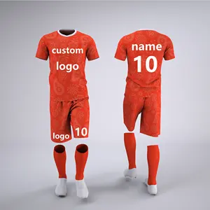Club Team Uniform Training Football Shirt Sports Wear Men's Soccer Wear Custom Retro Soccer Jersey Bandana