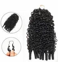 Extensions de cheveux bouclés brésiliens en gros, fabrication à la main, 25g, double trame, cheveux vierges Remy, qualité supérieure