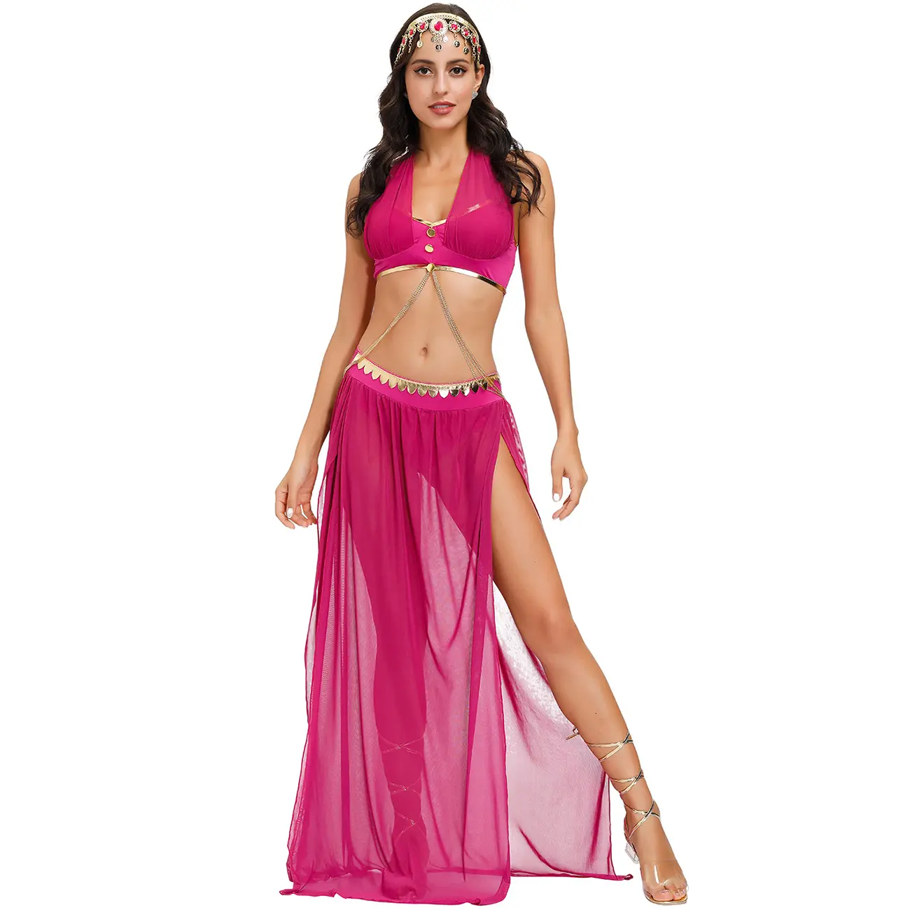 M-XL Arabian Greek Princess Halloween female Indian dancer costume New product All Saints costume