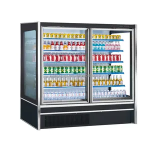 Mmuxue — rideau d'air vertical avec porte en verre, pour réfrigérateur commerciale, présentoir de boissons, pour légumes et fruits