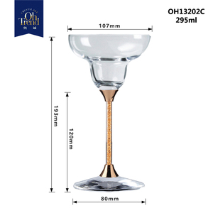 295 ml sans plomb tasse classique cristal boire fête Banquet fantaisie lunettes Cocktail strass <span class=keywords><strong>martini</strong></span> verre à margarita - Product Image 6