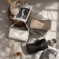 Sac à bandoulière de luxe léger en cuir véritable, style japonais-coréen, grande capacité, pour femme, collection 2026