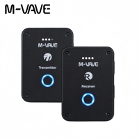 Écouteurs sans fil M-VAVE WP-9 avec moniteur, émetteur-récepteur 2.4G rechargeable, prise en charge de l'enregistrement stéréo et mono, fonction Cuvave