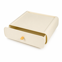 Grand Organisateur de Bureau Empilable en PP Mat, Boîte de Rangement à Surface Plate, Format A4, Idéal pour le Bureau, OEM ODM, 3 Couleurs