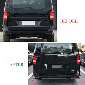 สำหรับ Mercedes Benz Vito Viano V Class W447 V220 V250 V260 2016-2023 ชุดแต่งดิฟฟิวเซอร์กันชนหลัง สปอยเลอร์ลิปป้องกันด้านข้าง - Product Image 2