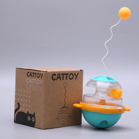 Distributeur de nourriture interactif pour animaux de compagnie : balle de puzzle pour chat, jouet interactif pour chien, alimentation lente, activité intérieure, produits anti-ennui