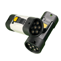 Qiaoyi GBT Type2 22kw 380v adaptateur d'entrée ca nouveau 32A connecteur de charge prise de sortie pour véhicules électriques Ev chargeur adaptateur 380V