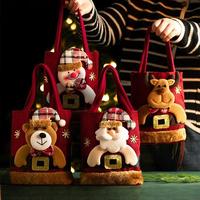 Chaussettes de Noël, Sacs cadeaux de Noël, Ornements de chaussettes de Noël, Décorations d'arbre de Noël, Sacs décoratifs