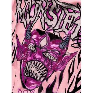 Sweat à capuche graphique grunge personnalisé pour homme, style Y2K, ample, streetwear d'automne, en coton French Terry respirant - Product Image 2