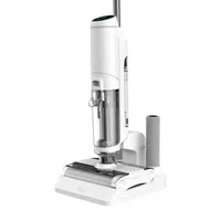 Aspirateur sec et humide à double brosse sans fil Balayage et nettoyage autonettoyant Sol dur Tapis de sol 3 en 1