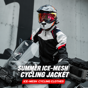 Chaqueta de Motocicleta de Malla para Hombre, con Protección CE, Transpirable, para Verano, con Protección en Hombros, Codos y Espalda - Product Image 1