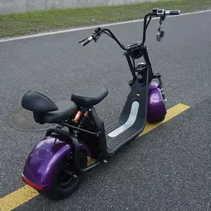 1000 w 1500 w 60 v Batteria Al Litio Citycoco/Seev/Woqu Anteriore Posteriore Sospensione Fat Tire Scooter Elettrico /a buon mercato E-Scooter