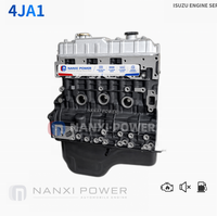 Mesin Blok Pendek Baru 4JA1 2.5L Diesel Euro 3 Emisi 66kW untuk Truk Ringan ELF Pickup