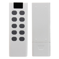 Mando a distancia RF 2,4G de silicona blanca, alta calidad, inalámbrico, 6 llaves, 8 teclas, 10 teclas, soporte de Control remoto personalizado