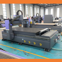 Machines de gravure CNC puissantes et durables AKM1325C avec changeur d'outils linéaire, fabriquées en usine, en stock