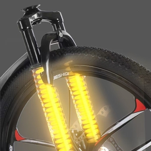 Vélo de montagne <span class=keywords><strong>suspendu</strong></span> avec freins à disque sur les deux roues et manettes de vitesse - Product Image 4