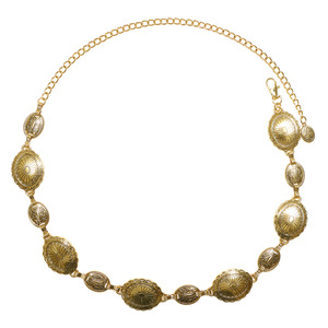 สายโซ่คาดเอวสไตล์ยุโรปและอเมริกันย้อนยุคเครื่องประดับชุดปาร์ตี้โบฮีเมียนโลหะผสมสังกะสีสีทอง - Product Image 5