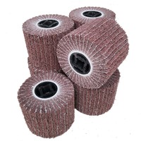 PEX 120x100x19mm Roues à lamelles Strip and Clean Drum Roue abrasive en nylon non tissé pour acier inoxydable