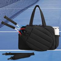 Sac de sport portable pour raquettes de squash et de tennis, sac à main professionnel polyvalent, sac à dos de fitness, résistant à l'eau avec fermeture éclair