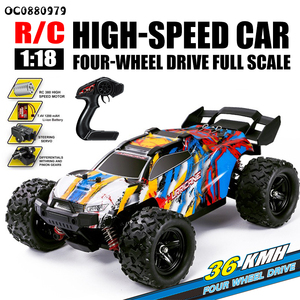 Voiture RC à l'échelle 1:<span class=keywords><strong>18</strong></span>, collection de jouets pour enfants, fabricant de voitures télécommandées à grande vitesse avec batterie rechargeable pour enfants et garçons - Product Image 2