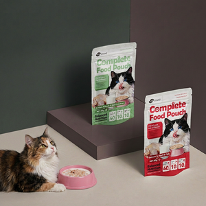 SYAAO Bolsa de Comida Completa para Gatos, Pollo, Salmón, Res, Pescado, Comida Húmeda para Gatos 85g, Nutrición Equilibrada para Gatos de Todas las Etapas de Vida, Bolsas de Golosinas - Product Image 1