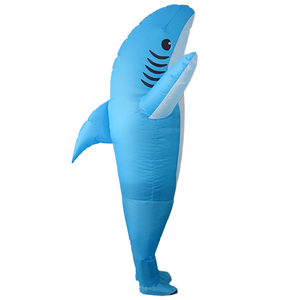 Piccolo angelo stile per bambini dinosauro mascotte impermeabile per adulti completo <span class=keywords><strong>Costume</strong></span> gonfiabile squalo per feste di Halloween - Product Image 3