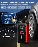 Démarreur de voiture et moto multifonction haute puissance 12V 6000A, compresseur d'air, lampe LED, batterie externe 26800mAh, vente en gros OEM