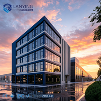 Oficina Comercial Moderna, Construcción de Oficina Metálica Aislada, Resistente al Viento, Impermeable, Duradera, Larga Vida Útil, Diseño Personalizado