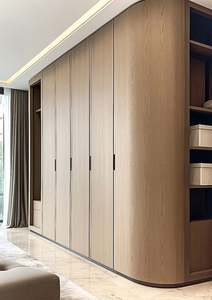 Armario de Madera Moderno de Lujo para Guardarropa, Convertible en Tocador, Tamaño Personalizado, Función Plegable, Simple para Dormitorio o Hotel - Product Image 6