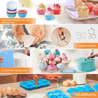 Accessoires de pâtisserie, kit de décoration de gâteaux, 236 pièces, outils et fournitures de décoration de gâteaux avec boîte de rangement