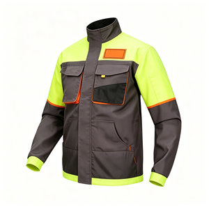 High Visibility Winter Safety Jacket with Reflective Accents for Work - Product Image 1