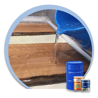 Résine époxy transparente industrielle Revêtement en pâte adhésive à base d'acrylique et de silicone pour la peinture sur cuir Applications industrielles