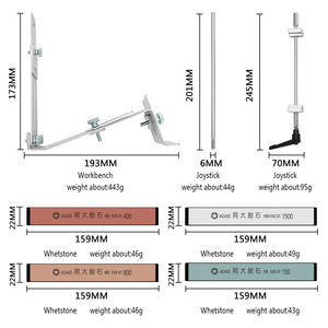 Système d'affûtage <span class=keywords><strong>à</strong></span> angle fixe, pierre <span class=keywords><strong>à</strong></span> aiguiser couteau de cuisine en acier inoxydable mis <span class=keywords><strong>à</strong></span> niveau aiguiseur <span class=keywords><strong>à</strong></span> aiguiser <span class=keywords><strong>à</strong></span> angle fixe - Product Image 5