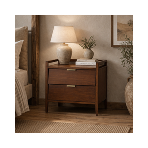 Meubles de chambre à coucher de haute qualité, design moderne, écologiques, durables, collection SAPA RANGE, table de chevet en bois, table de nuit - Product Image 1