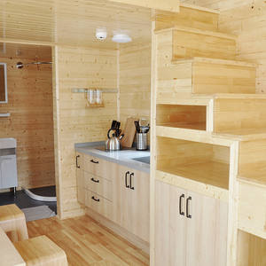 Petite maison moderne sur roues Remorque hors réseau pour explorer la nature Chambres entièrement équipées Cuisine et <span class=keywords><strong>salle</strong></span> <span class=keywords><strong>de</strong></span> <span class=keywords><strong>bain</strong></span> - Product Image 3