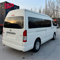 Bus d'occasion de luxe pour excursions urbaines, mini-bus, fourgon Hiace 13 places, moteur 2TR, boîte manuelle, 90% neuf, à vendre à prix réduit